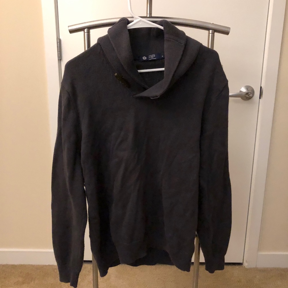 J. Crew Factor Toggle Shawl Sweater